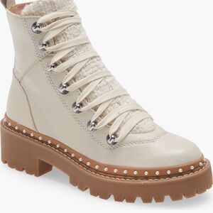 Steve Madden Ranier Platform Boots in Bone